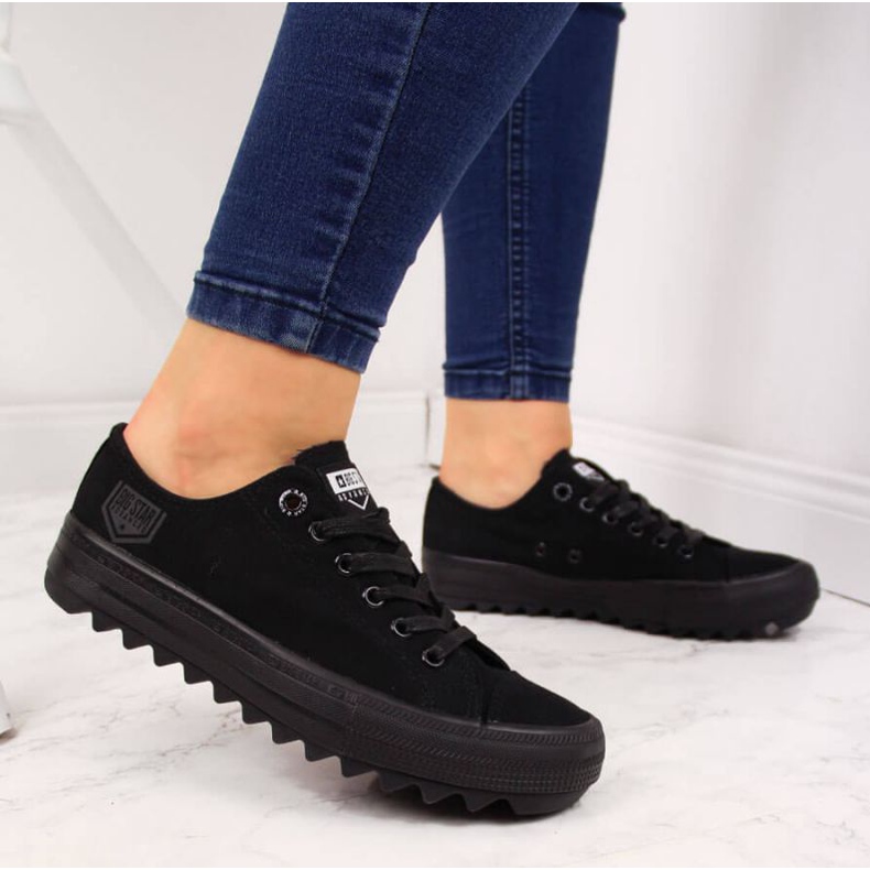 Sneakers in tessuto Big Star W FF274248 nere nero 2