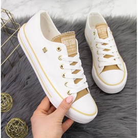 Sneakers in tessuto Big Star W HH274458 bianco bianca 1