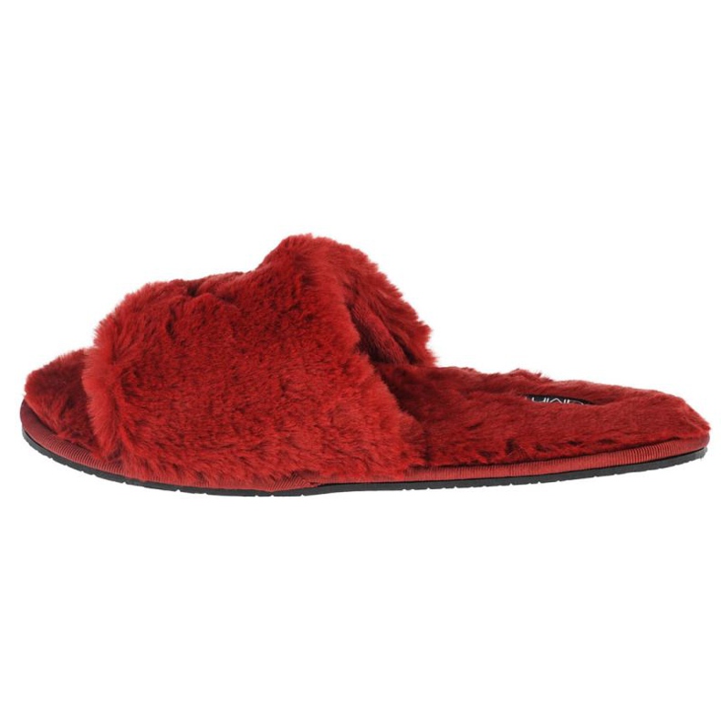 Calvin Klein Pantofola Sandalo Pelliccia HW0HW00634-XB8 rosso 1