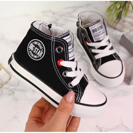 Sneakers nere con cerniera Big Star Jr HH374084 nero 1