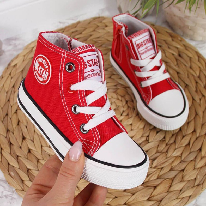 Sneakers con cerniera Big Star Jr HH374086 rosse rosso 1