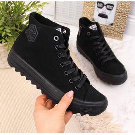Sneakers in tessuto Big Star W FF274244 nere nero 1