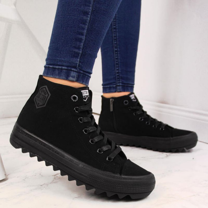 Sneakers in tessuto Big Star W FF274244 nere nero 2