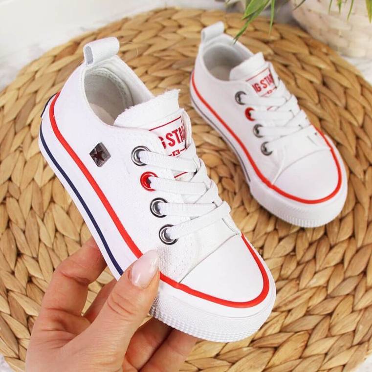 Sneakers Big Star Jr HH374089 bianco marrone 1