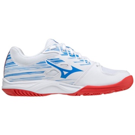 Mizuno Stealth Star Jr.X1GC210725 scarpe da pallamano bianca blu 1