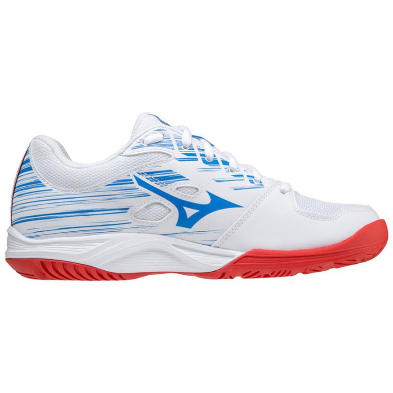 Mizuno Stealth Star Jr.X1GC210725 scarpe da pallamano bianco blu 1