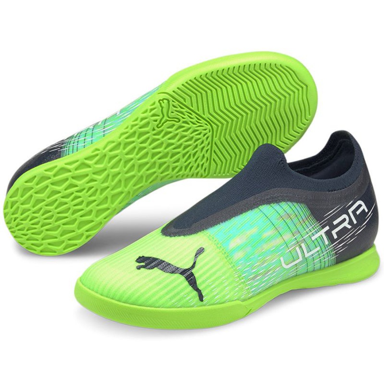 Scarpe da calcio Puma Ultra 3.3 It Jr 106591 04 multicolore verde 1