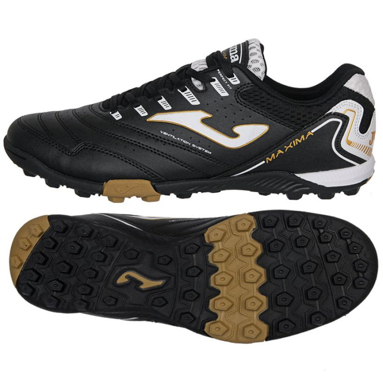 Scarpe da calcio Joma Maxima 2101 Tf M MAXW2101TF nero nero 1