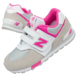 Scarpe New Balance Jr IV574FNG bianca 1