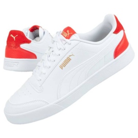 Puma Shuffle M 309668 06 bianca rosso 1