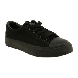 NEWS Sneaker classiche da donna nera da donna 22SP02-4505 nero 1