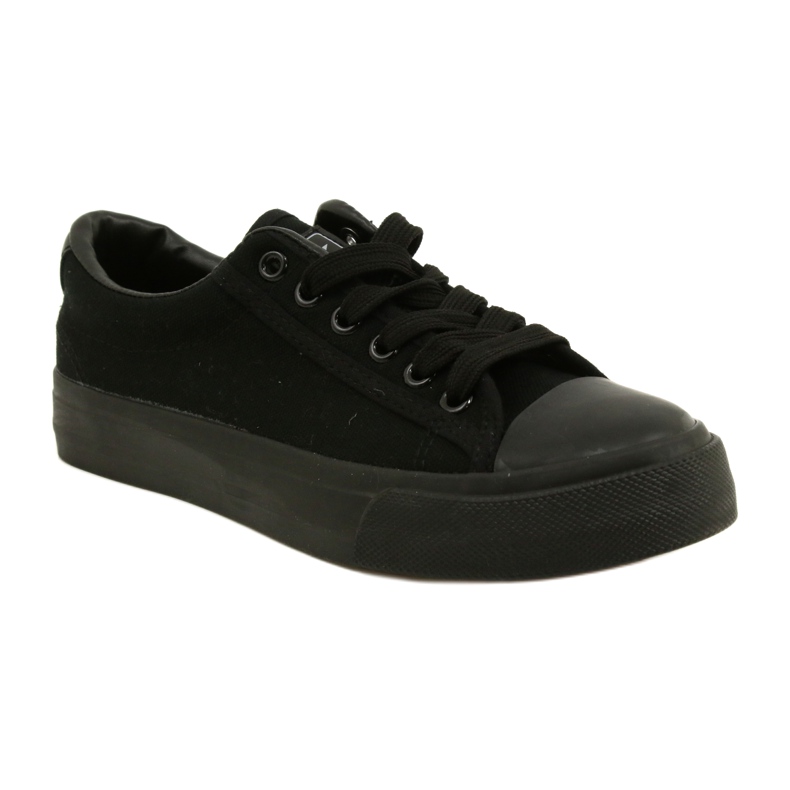 NEWS Sneaker classiche da donna nera da donna 22SP02-4505 nero 1
