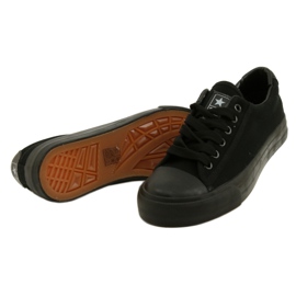 NEWS Sneaker classiche da donna nera da donna 22SP02-4505 nero 3