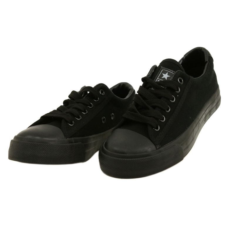 NEWS Sneaker classiche da donna nera da donna 22SP02-4505 nero 2