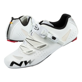 Scarpe da ciclismo Northwave Torpedo Srs M 80141003 50 bianca 1