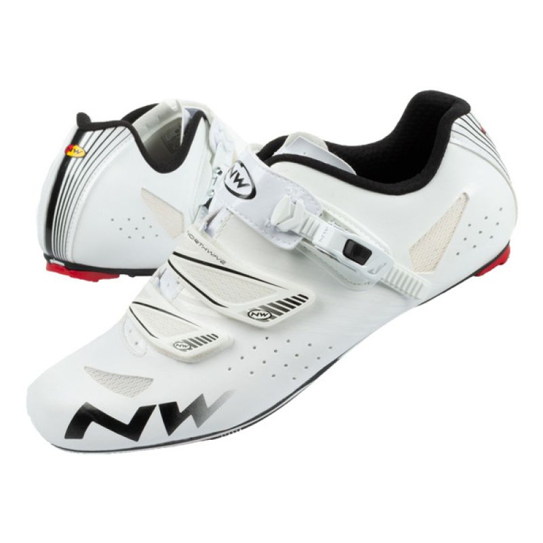 Scarpe da ciclismo Northwave Torpedo Srs M 80141003 50 bianca 1