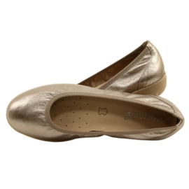 Caprice Ballerina Taupe Metallic 9-22161-28 beige multicolore d'oro 9