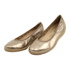 Caprice Ballerina Taupe Metallic 9-22161-28 beige multicolore d'oro 5