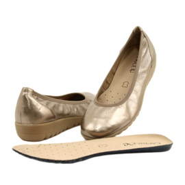 Caprice Ballerina Taupe Metallic 9-22161-28 beige multicolore d'oro 11
