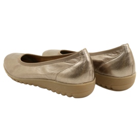 Caprice Ballerina Taupe Metallic 9-22161-28 beige multicolore d'oro 8