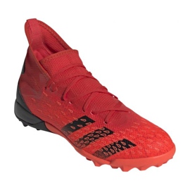 Adidas Predator Freak.3 Tf M FY6311 scarpe arance e rossi 5