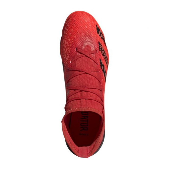 Adidas Predator Freak.3 Tf M FY6311 scarpe arance e rosse 6