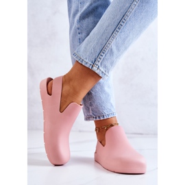 FS1 Zoccoli alla moda in gomma Meriko rosa 2
