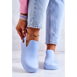 FS1 Zoccoli in gomma Meriko blu alla moda 2