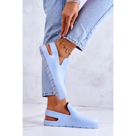 FS1 Zoccoli in gomma Meriko blu alla moda 1
