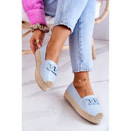 FB2 Espadrillas Classiche Sulla Piattaforma Blu Julianne 1