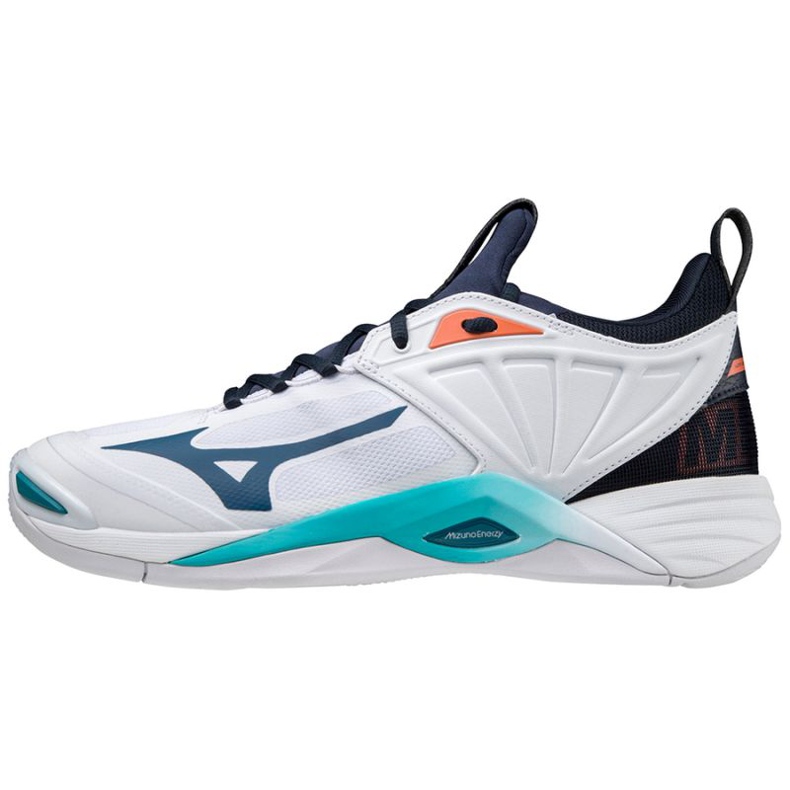 Scarpe da pallavolo Mizuno Wave Momentum 2 M V1GA211236 bianca bianca 1