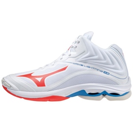 Scarpe indoor Mizuno Wave Lightning Z6 Mid V1GA200525 bianco bianco 1