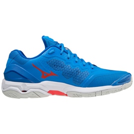 Scarpe indoor Mizuno Wave Stealth 5 M X1GA180024 blu blu 1