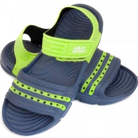 Aqua-speed Sandali Noli navy green Kids col.48 blu 1
