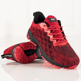 Scarpe da uomo DK nero rosso 2