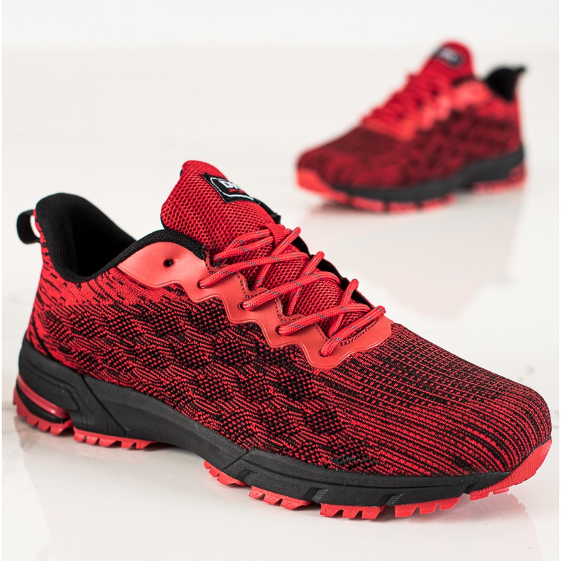 Scarpe da uomo DK nero rosso 1