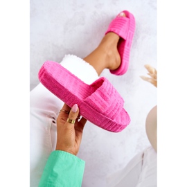 FJ1 Ciabatte Sulla Piattaforma Rosa Lilly 1