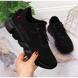 Scarpe sportive in tessuto Big Star W JJ274273 nere nero 1