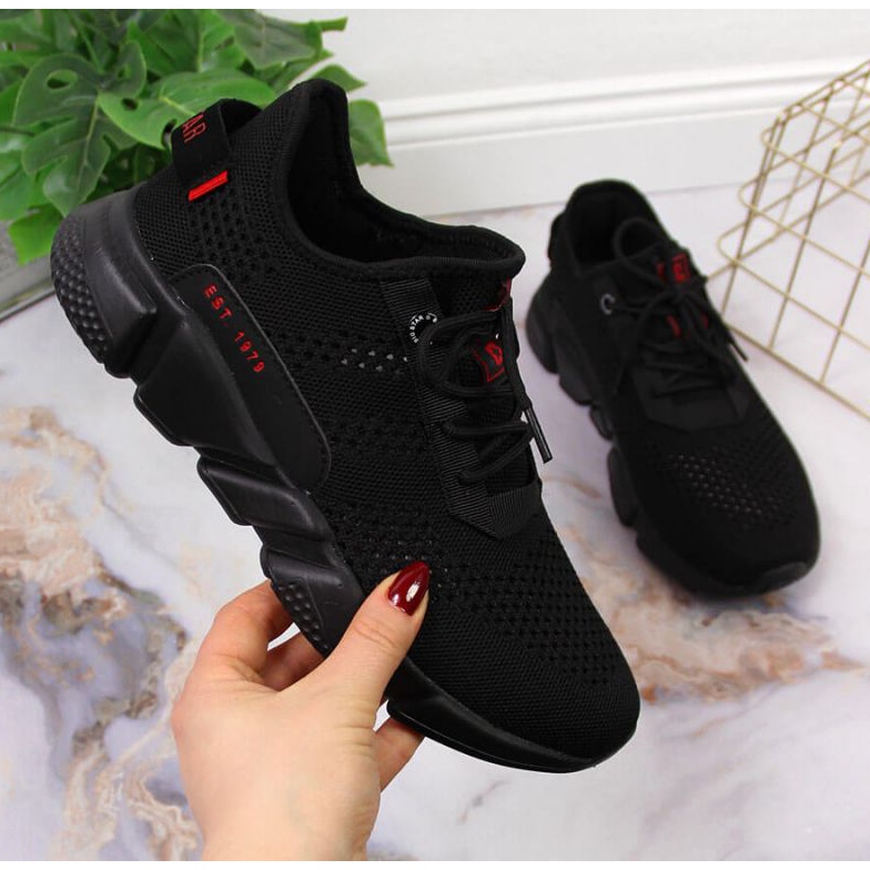 Scarpe sportive in tessuto Big Star W JJ274273 nere nero 1