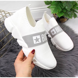 Slip on scarpe sportive Big Star W JJ274297 bianche bianca 1