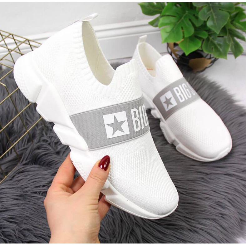 Slip on scarpe sportive Big Star W JJ274297 bianche bianca 1