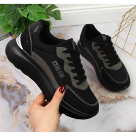 Scarpe sportive nere platform Big Star W JJ274989 nero 1