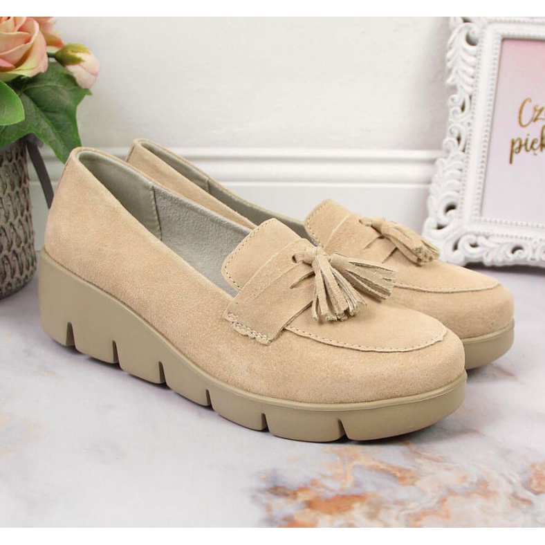 Scarpa in pelle Filippo W PAW274B beige 2
