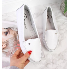 Mocassini in pelle Filippo W PAW201A bianco bianca 1