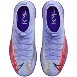 Nike Mercurial Superfly 8 Academy Ic Jr DB0931 506 scarpe da calcio rosso, viola rose e viola 1