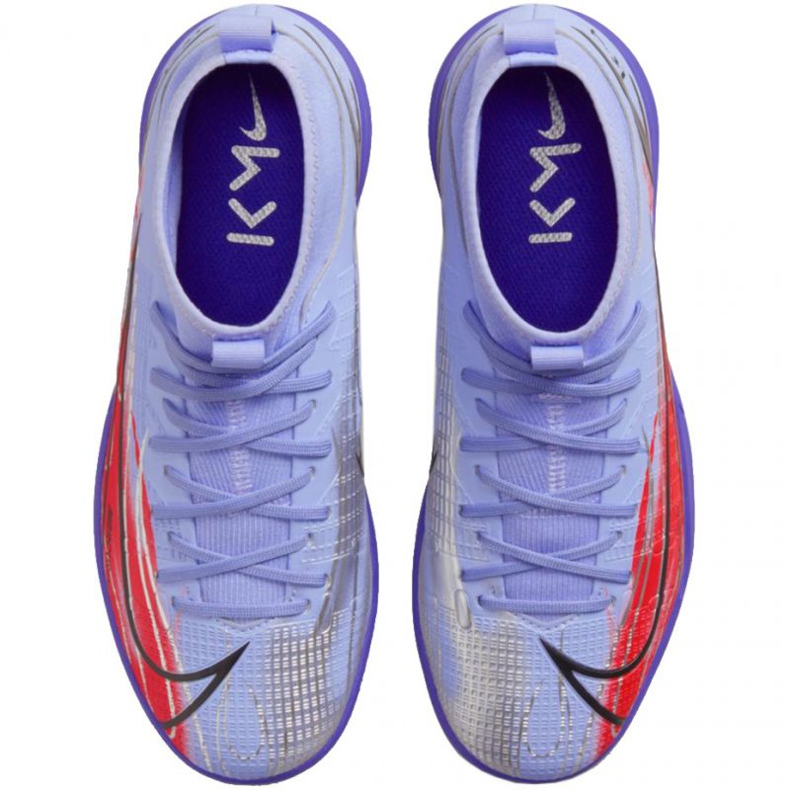 Nike Mercurial Superfly 8 Academy Ic Jr DB0931 506 scarpe da calcio rosso, viola rose e porpora 1