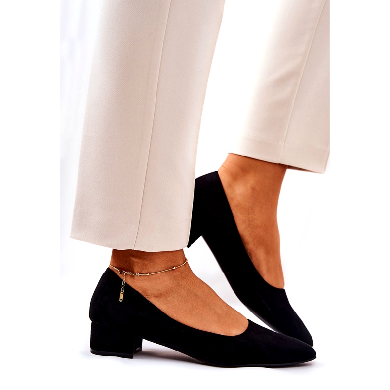 SEA Décolleté Classiche da Donna Scamosciate Nere Rheya nero 3