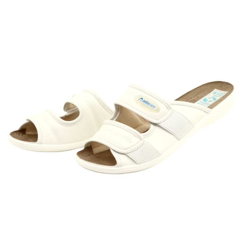 Pantofole Adanex Diana BIO Natura 17659 bianca 6