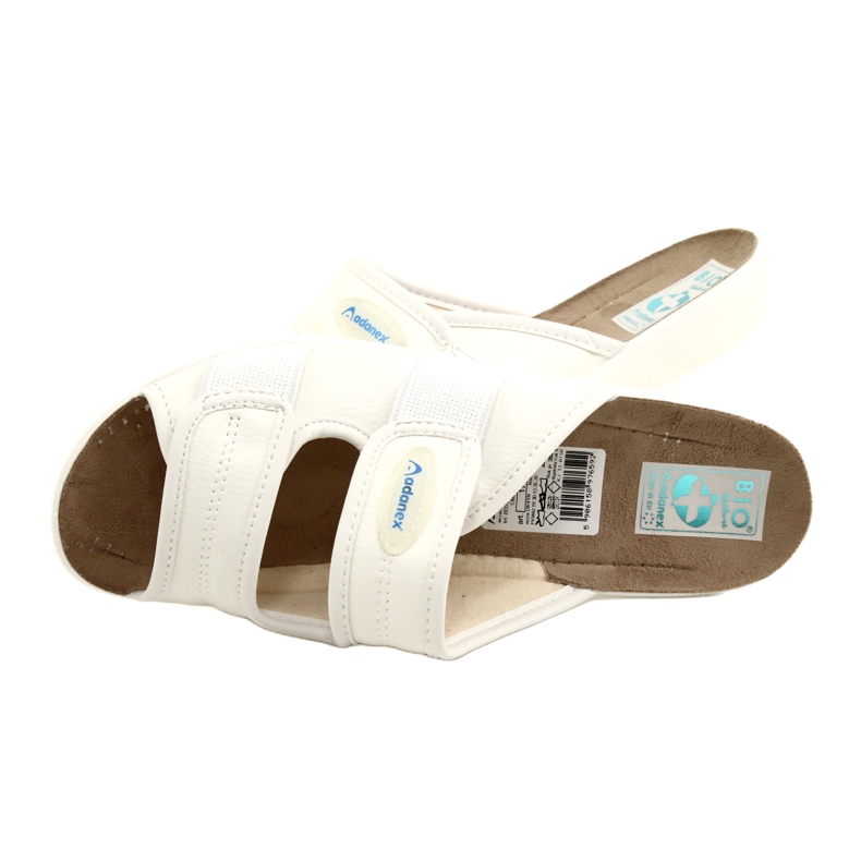 Pantofole Adanex Diana BIO Natura 17659 bianco 7