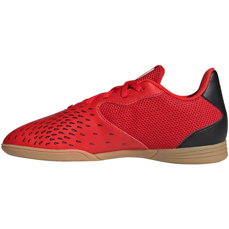 Scarpe da calcio Adidas Predator Freak.4 In Jr FY6329 rosso arance e rosse 1